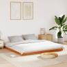 Wax Brown Super King Bed Frame - Solid Pine Wood 180x200 cm