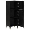 Highboard 40x33x110 cm - Solid Mango Wood Storage Cabinet