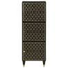 Highboard 40x33x110 cm - Solid Mango Wood Storage Cabinet