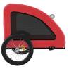 Red Pet Bike Trailer - Durable Oxford Fabric & Iron Design