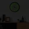 Luminous Wall Clock Black 30 cm - Stylish & Functional