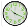 Luminous Wall Clock Black 30 cm - Stylish & Functional