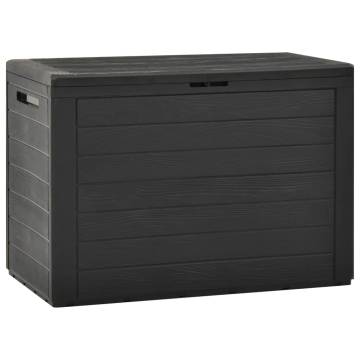 Stylish Garden Storage Box Anthracite - 78x44x55 cm