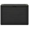 Stylish Garden Storage Box Anthracite - 78x44x55 cm