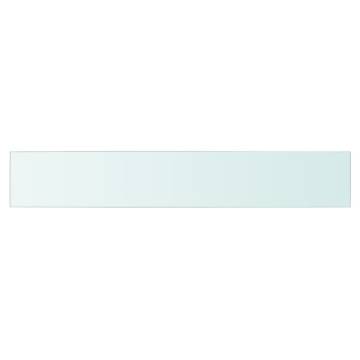 Shelf Panel Glass Clear 90x15 cm - Modern Display Solution