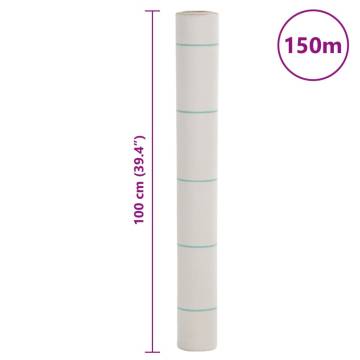 Weed Membrane White 1x150m - Effective Weed Control Mat