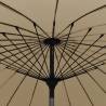 Outdoor Parasol with Aluminium Pole - 270 cm Taupe | HipoMarket