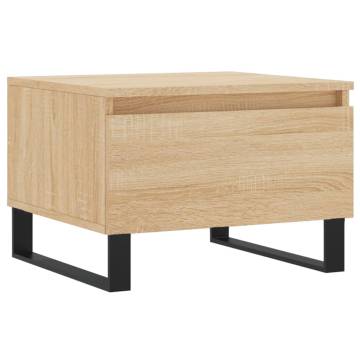 Stylish Sonoma Oak Coffee Table - 50x46x35 cm | Hipomarket