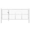 Mesh Garden Gate Silver 350x175 cm | Galvanised Steel