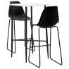 Modern 3 Piece Bar Set - Plastic Black | Hipo Market UK