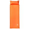 Self Inflating Camping Mattress with Pillow - 1-Person Orange