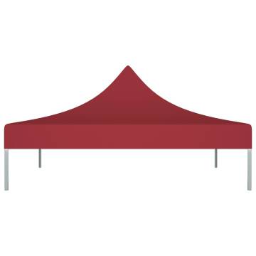 Burgundy Party Tent Roof 2x2 m | Weather Resistant Canopy