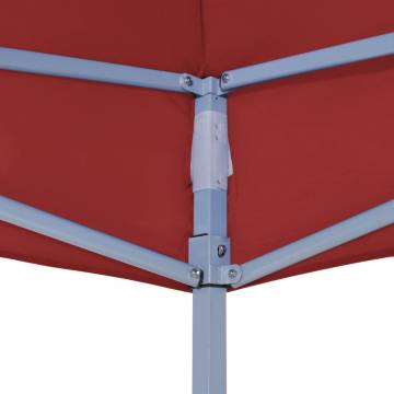 Burgundy Party Tent Roof 2x2 m | Weather Resistant Canopy