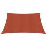 Terracotta Sunshade Sail 2x2.5m - UV & Mould Resistant