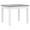 4 Piece Children Table & Chair Set - White & Grey MDF