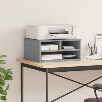 Printer Stand Grey Sonoma 49x40 cm | Durable Engineered Wood