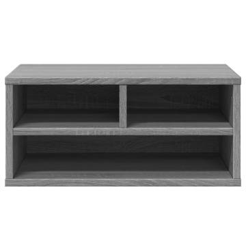 Printer Stand Grey Sonoma 49x40 cm | Durable Engineered Wood