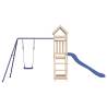 Outdoor Playset Solid Wood Pine | Fun for Kids in Garden