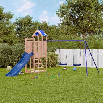 Outdoor Playset Solid Wood Douglas - Fun Backyard Adventures