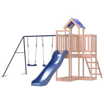 Outdoor Playset Solid Wood Douglas - Fun Backyard Adventures