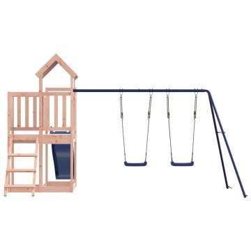 Outdoor Playset Solid Wood Douglas - Fun Backyard Adventures