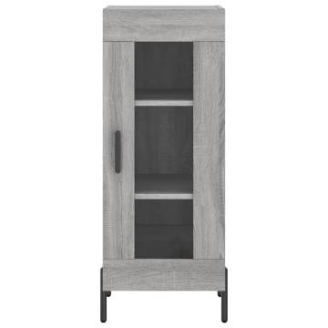 Highboard Grey Sonoma - Stylish Storage & Durable Design