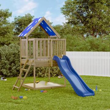 Outdoor Playset Impregnated Wood Pine - Fun for Kids