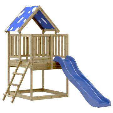 Outdoor Playset Impregnated Wood Pine - Fun for Kids