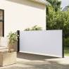 Retractable Side Awning White 120x300 cm Colour white Size 117 x 300 cm Quantity in Package 1 