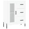 Stylish Highboard White 69.5x34x180 cm - Durable Storage Solution