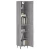 Highboard Grey Sonoma - Stylish Engineered Wood Storage