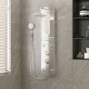 Stylish Silver Shower Panel Unit - 25x43x110 cm | HipoMarket