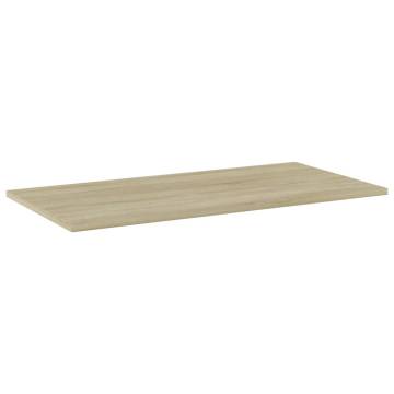 Bookshelf Boards 4 pcs Sonoma Oak - Stylish Storage Solution