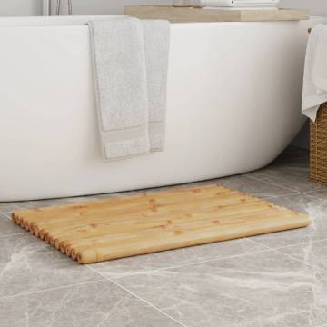 Bamboo Bath Mats 2pcs 70x50 cm - Natural Wellness Oasis