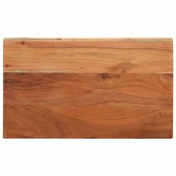 Acacia Wood Table Top 50x20 cm - Rustic Charm for Your Home