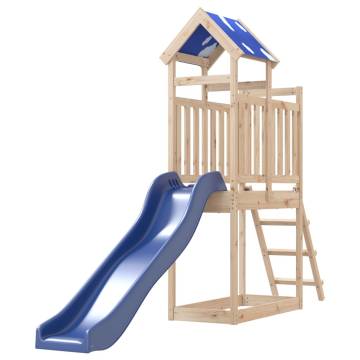 Outdoor Playset Solid Wood Pine - Durable & Fun for Kids