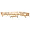 6 Piece Acacia Wood Garden Pallet Sofa Set - Outdoor Comfort