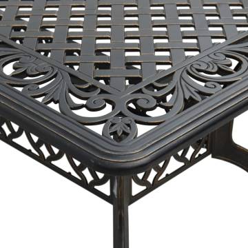 5 Piece Garden Dining Set - Bronze Cast Aluminium | HipoMarket