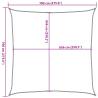 Sun Shade Sail Sand 7x7m | 100% Polyester Oxford | Durable & Stylish