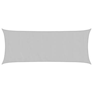 Light Grey Sun Shade Sail 5x2 m - Durable & UV Resistant