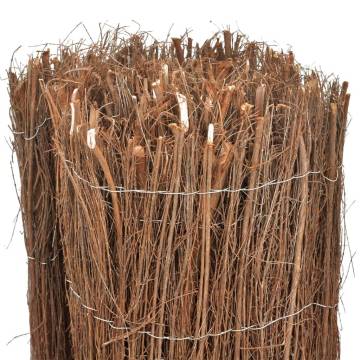 Brushwood Fence 400x150 cm - Natural Garden Barrier