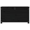 Black Storage Box 80x40x45.5 cm | Solid Pine Wood