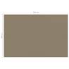 Tent Carpet 400x600 cm Taupe - Comfort for Camping Trips