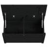 Black Storage Box 80x40x45.5 cm | Solid Pine Wood