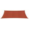 Terracotta Sunshade Sail 160 g/m² - Durable HDPE 6x8 m | HipoMarket