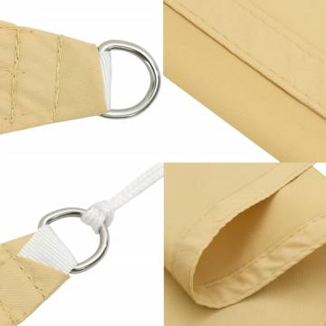 Sun Shade Sail Sand 2.5x2.5m - 100% Polyester Oxford