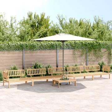 6 Piece Garden Pallet Sofa Set - Solid Acacia Wood