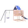 Outdoor Playset Solid Wood Douglas - Kids Backyard Fun