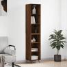 Highboard Brown Oak 34.5x32.5x180 cm Engineered Wood Colour brown oak Quantity in Package 1 Model 3 shelves 