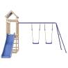 Outdoor Playset Solid Wood Pine - Fun for Kids | Hipomarket